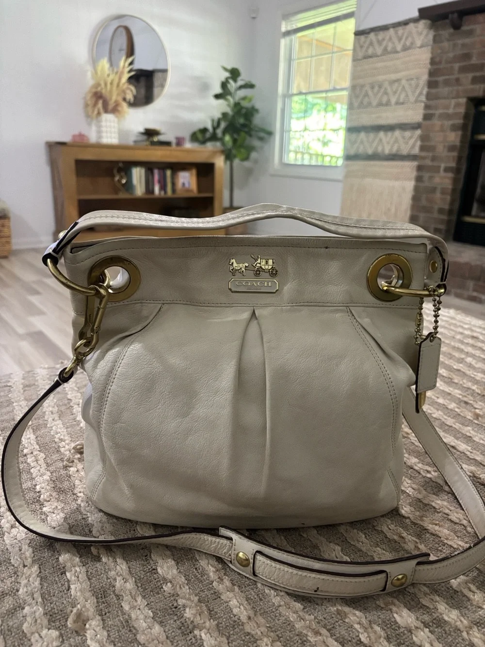 Coach F17605‎ Ashley Leather Crossbody Shoulder Y2K Bag